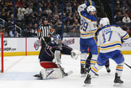 Buffalo Sabres in action during an NHL game. (Credits: IMAGN)